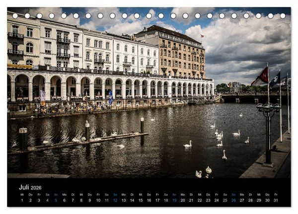 Produktbild: Hamburg (Tischkalender 2026 DIN A5 quer), CALVENDO Monatskalender