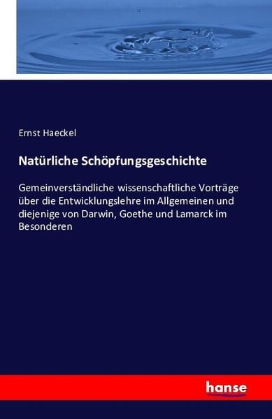 Produktbild: Nat&uuml;rliche Sch&ouml;pfungsgeschichte