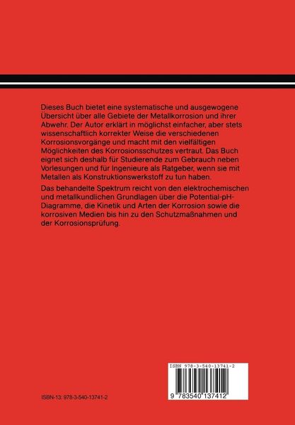 Produktbild: Korrosion und Korrosionsschutz