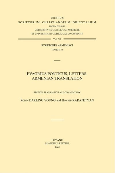 Produktbild: Evagrius Ponticus, Letters. Armenian Translation