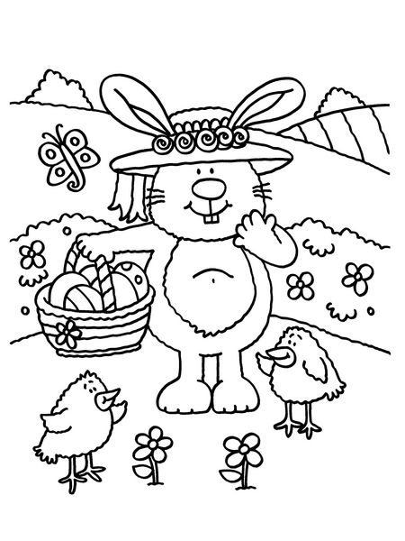 Produktbild: Malbuch Ostern mit Stickern