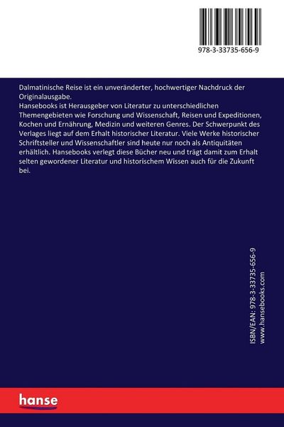 Produktbild: Dalmatinische Reise