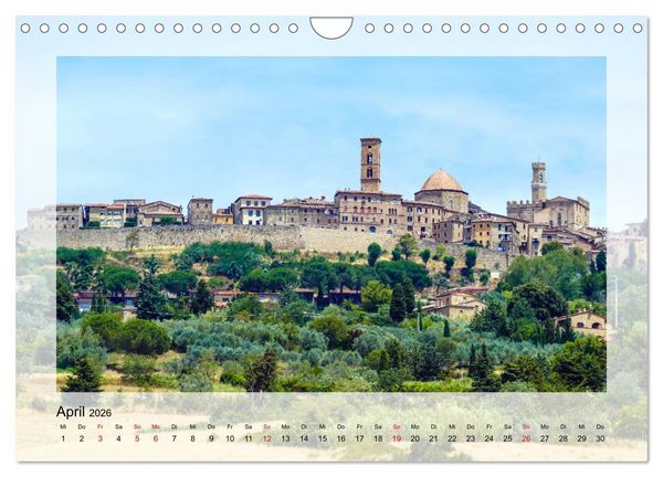 Produktbild: Volterra Perle der Toskana (Wandkalender 2026 DIN A4 quer), CALVENDO Monatskalender
