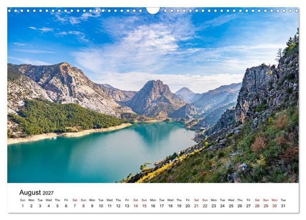 Produktbild: TURKISH RIVIERA Ancient echoes and azure coasts (Wall Calendar 2027 DIN A3 landscape), CALVENDO 12 Month Wall Calendar