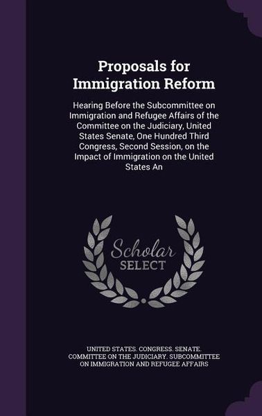 Produktbild: Proposals for Immigration Reform