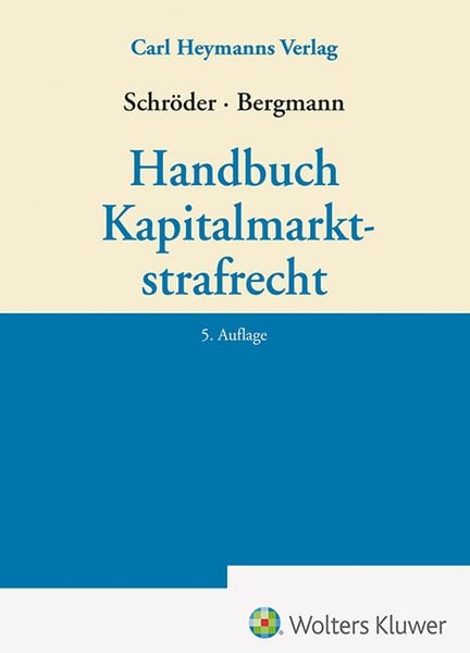 Produktbild: Handbuch Kapitalmarktstrafrecht