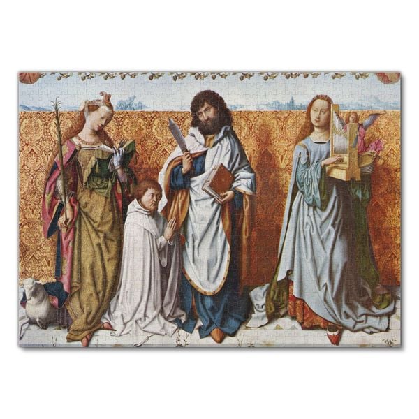 Produktbild: Lais Puzzle Meister des Bartholom&auml;usaltars - Der Hl. Bartholom&auml;us mit dem Stifter zwischen Heiligen 1000 Teile