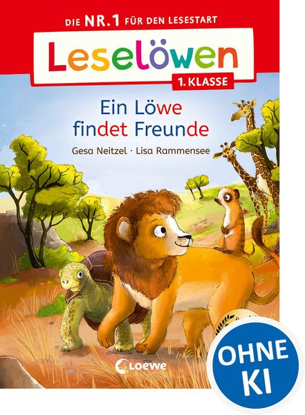 Produktbild: Lesel&ouml;wen 1. Klasse - Ein L&ouml;we findet Freunde