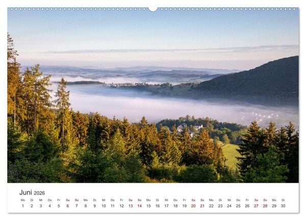 Produktbild: Grafschaft, ein Dorf im Schmallenberger Sauerland (hochwertiger Premium Wandkalender 2026 DIN A2 quer), Kunstdruck in Hochglanz