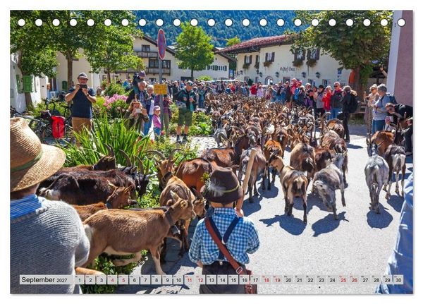 Produktbild: Das Obere Isartal - Eine Bayerische Region f&uuml;r Entdecker (Tischkalender 2027 DIN A5 quer), CALVENDO Monatskalender