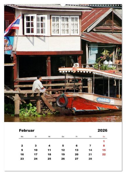 Produktbild: Thailand - Eine kleine Rundreise (Wandkalender 2026 DIN A2 hoch), CALVENDO Monatskalender