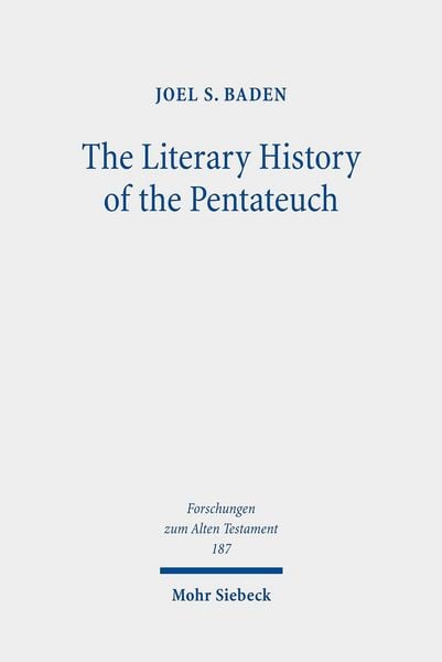 Produktbild: The Literary History of the Pentateuch
