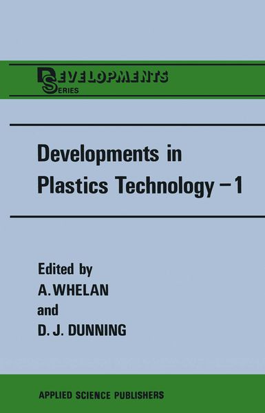 Produktbild: Developments in Plastics Technology&mdash;1