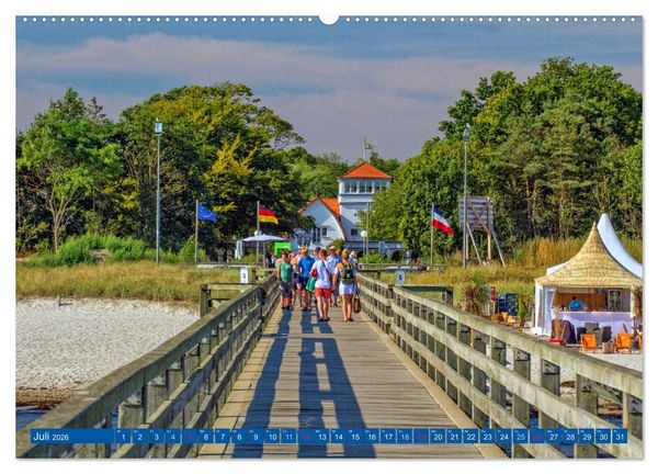 Produktbild: Boltenhagen &ndash; Sonne, Sand und Ferien an der Ostsee (hochwertiger Premium Wandkalender 2026 DIN A2 quer), Kunstdruck in Hochglanz
