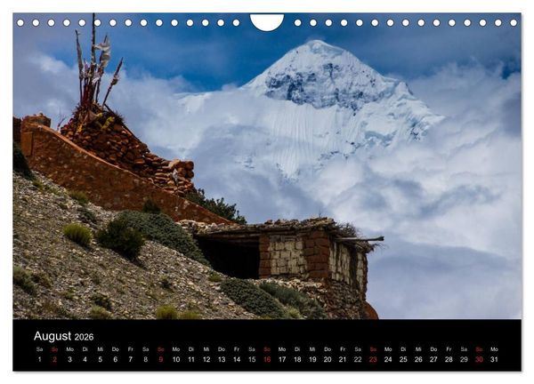 Produktbild: Himalaya - Dach der Welt (Wandkalender 2026 DIN A4 quer), CALVENDO Monatskalender