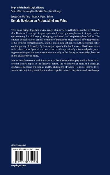 Produktbild: Donald Davidson on Action, Mind and Value