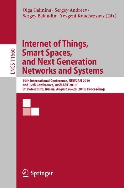 Produktbild: Internet of Things, Smart Spaces, and Next Generation Networks and Systems