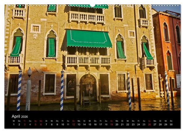 Produktbild: Venedig 2026 (Wandkalender 2026 DIN A2 quer), CALVENDO Monatskalender