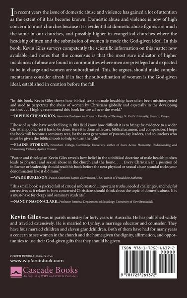 Produktbild: The Headship of Men and the Abuse of Women