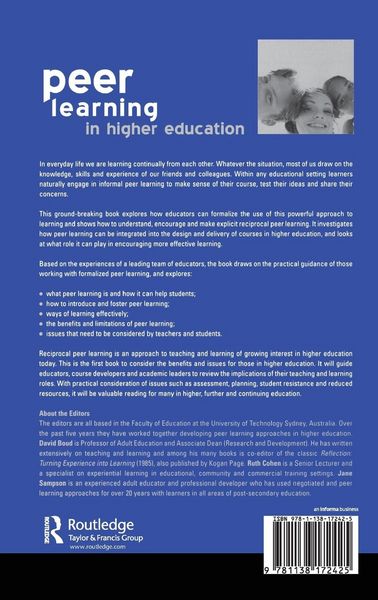 Produktbild: Peer Learning in Higher Education