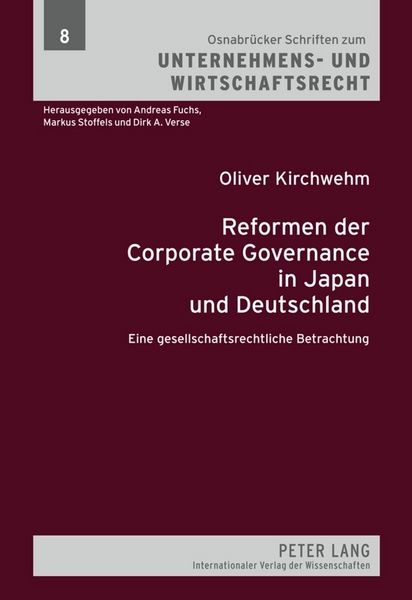 Produktbild: Reformen der Corporate Governance in Japan und Deutschland