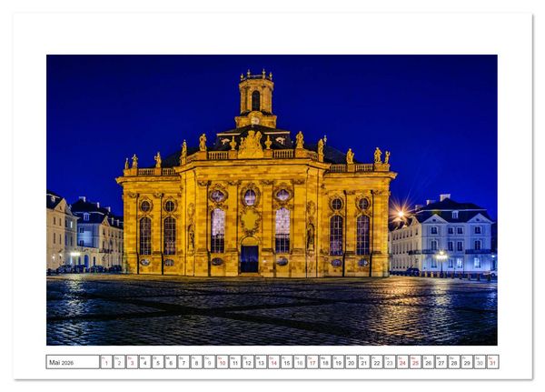 Produktbild: Das Saarland entdecken (Tischkalender 2026 DIN A5 quer), CALVENDO Monatskalender