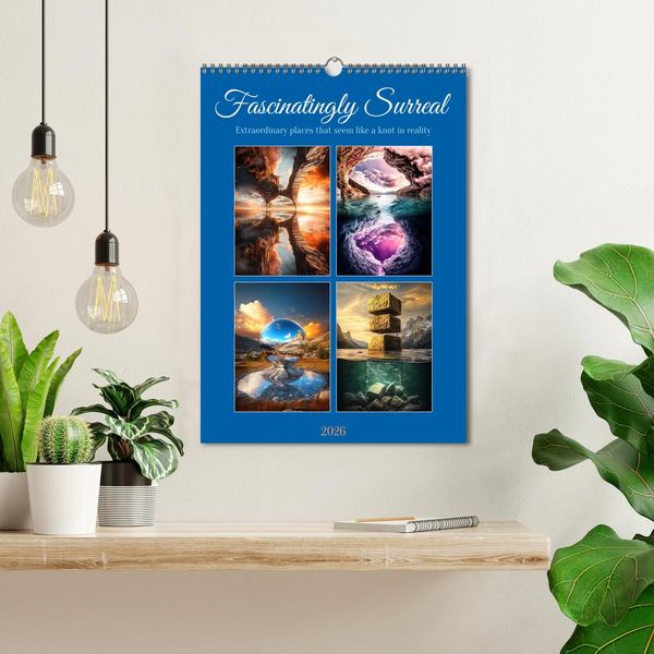 Produktbild: Fascinatingly Surreal (Wall Calendar 2026 DIN A3 portrait), CALVENDO 12 Month Wall Calendar