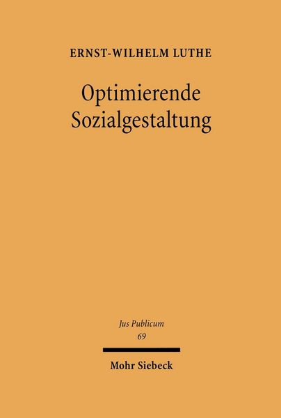 Produktbild: Optimierende Sozialgestaltung