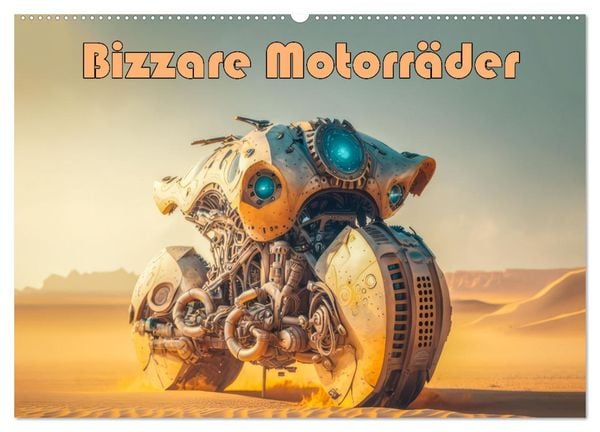 Bizzare Motorräder (Wandkalender 2025 DIN A2 quer), CALVENDO Monatskalender