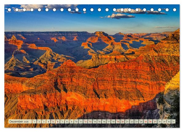 Produktbild: Unterwegs in ARIZONA (Tischkalender 2026 DIN A5 quer), CALVENDO Monatskalender