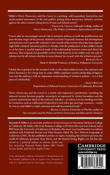 Produktbild: Direct Democracy and the Courts