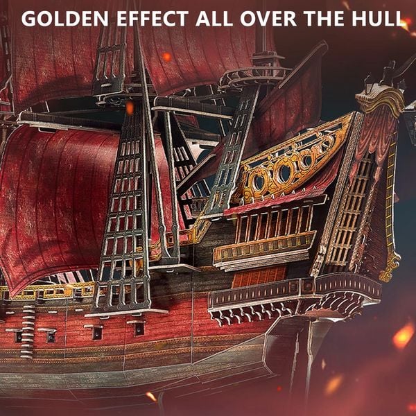 Produktbild: CUBICFUN - 3D Puzzle Queen Annes Revenge 391 Teile