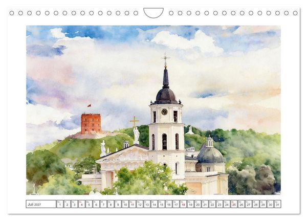 Produktbild: Reise durch Litauen (Wandkalender 2027 DIN A4 quer), CALVENDO Monatskalender
