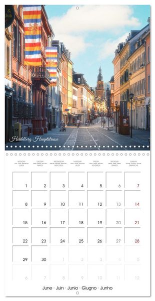 Produktbild: The colorful city of Heidelberg (Wall Calendar 2026 12 &times; 12 Inch) CALVENDO 12 Month Wall Calendar