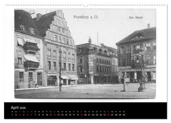 Produktbild: FFO-Geschichten. Historische Ansichtskarten aus Frankfurt (Oder) (hochwertiger Premium Wandkalender 2026 DIN A2 quer), Kunstdruck in Hochglanz