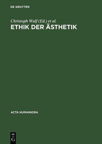 Produktbild: Ethik der &Auml;sthetik