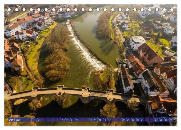 Produktbild: Die Fulda (Tischkalender 2026 DIN A5 quer), CALVENDO Monatskalender