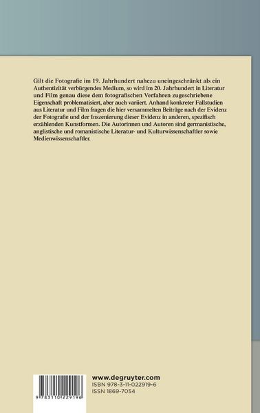 Produktbild: Visuelle Evidenz
