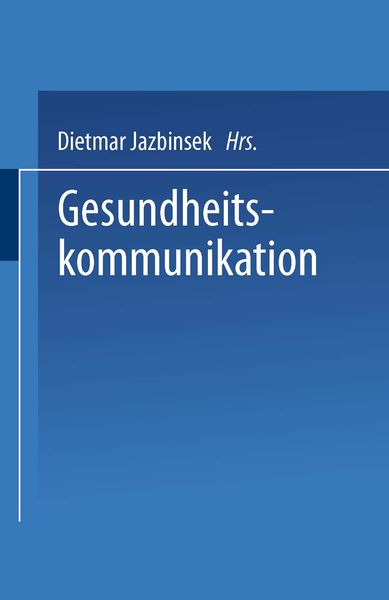 Produktbild: Gesundheitskommunikation