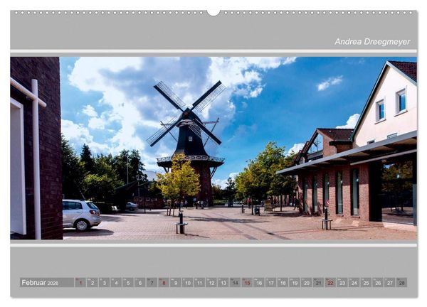 Produktbild: Papenburg-Panorama (hochwertiger Premium Wandkalender 2026 DIN A2 quer), Kunstdruck in Hochglanz