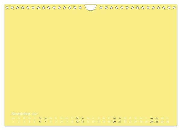 Produktbild: Bastelkalender - Gelb (Wandkalender 2027 DIN A4 quer), CALVENDO Monatskalender