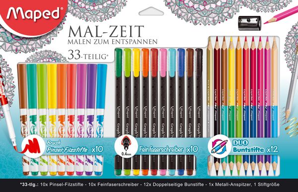 Produktbild: Maped Malset Mal-Zeit 33 Teile