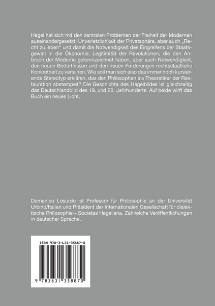 Produktbild: Hegel und die Freiheit der Modernen