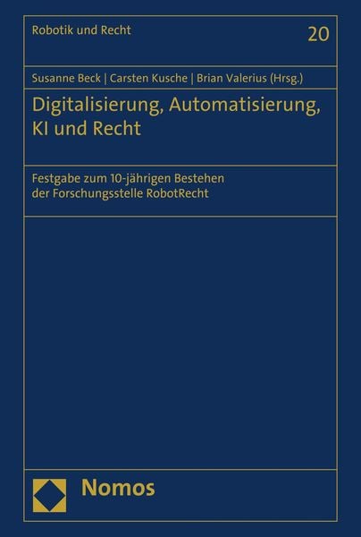 Produktbild: Digitalisierung, Automatisierung, KI und Recht