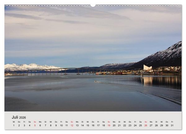 Produktbild: Mit den Hurtigruten unterwegs (hochwertiger Premium Wandkalender 2026 DIN A2 quer), Kunstdruck in Hochglanz