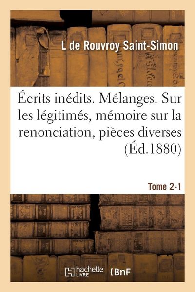 Produktbild: &Eacute;crits in&eacute;dits. M&eacute;langes. Tome 2-1