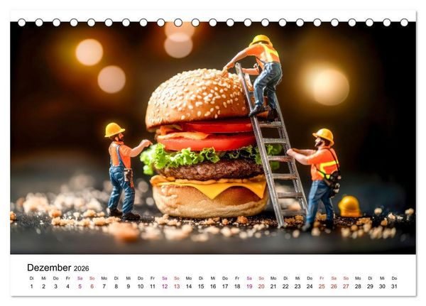 Produktbild: Winzige Welten - die kleinen Helfer des Jahres (Tischkalender 2026 DIN A5 quer), CALVENDO Monatskalender