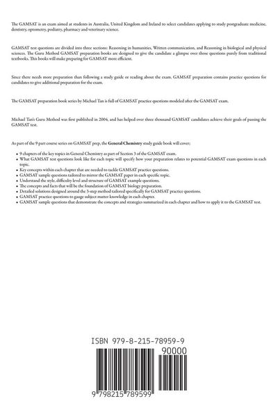 Produktbild: GAMSAT Preparation General Chemistry
