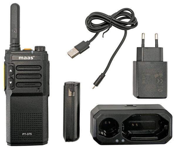 Produktbild: MAAS Elektronik PT-375 3702 PMR-Handfunkger&auml;t 1er Set