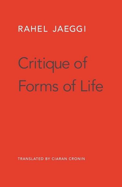 Produktbild: Critique of Forms of Life
